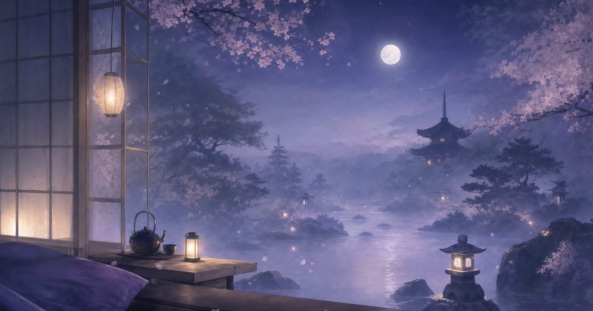夜明けの柔らかな光が差し込む静かな寝室の風景